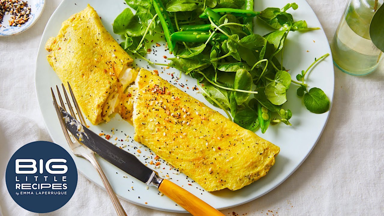 Cream Cheese Omelet With Everything Seasoning Big Little Recipes