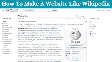 How To Make A Website Like Wikipedia | How to Install MediaWiki