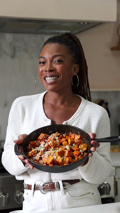 CHILI LIME SWEET POTATOES! Salty, sweet & SPICY! #vegansoulfood #sweetpotatosoul #veganthanksgiving