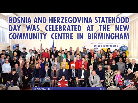 Bosnia and Herzegovina Statehood Day at the new community centre in Birmingham 23rd November 2023