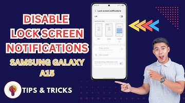 How To Disable Lock Screen Notifications On Samsung Galaxy A15 – Step by Step Guide!