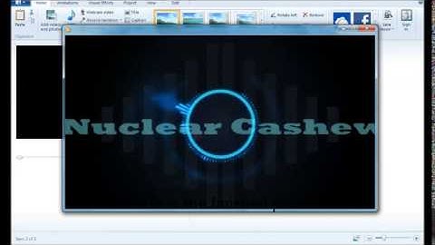 How to make a simple intro using windows live movie maker