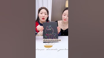 REVIEW vẽ tranh cào xước hình con ếch 7 màu sắc #funny #funnyvideo #funnyshorts #short