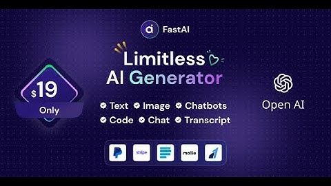 FastAi - SaaS AI Content Voice Text Image Chat & Code Generator