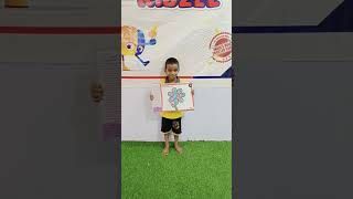 Artist Piet Mondrian art done by Nursery class kidzee pre school Mahabubnagar #drawing#kids