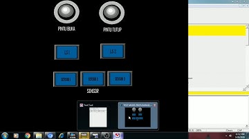 Simulasi Program Pintu Garasi Otomatis menggunakan CX Programmer dan CX Designer