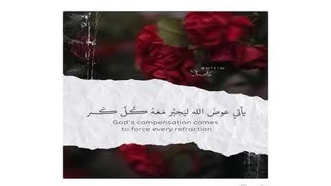 وَعَسَىٰ أَن تَكْرَهُوا شَيْئًا وَهُوَ خَيْرٌ لَّكُمْ ۖ...القارئ ماهر المعيقلي