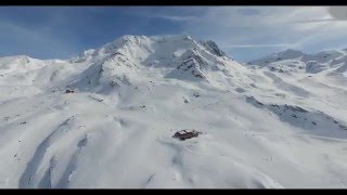 Alps from Drone Chamonix-Mont-Blanc, Val thorens in 4k