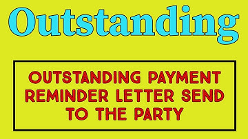 How To Send outstanding Payment Reminder letter to party From Tally Prime