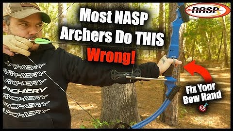 NASP Archery Form Tip: How to Hold the Bow Correctly