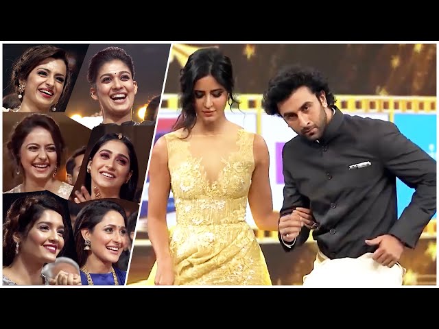 Ranbir Kapoor u0026 Katrina Kaif Impressed South Actresses With Their Crazy Entry together after Breakup class=