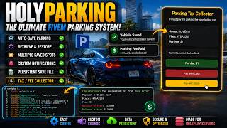 🚗 HolyParking – The Ultimate FiveM Parking System | Full Feature Showcase
