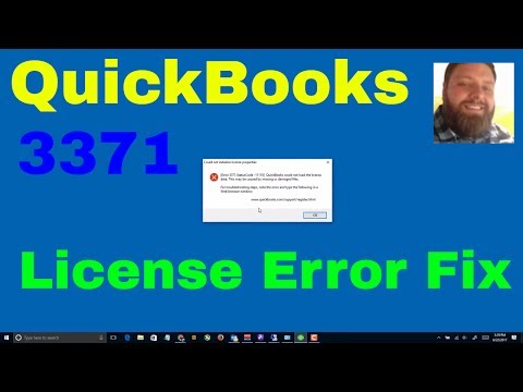 QuickBooks Fix [error 3371,statuscode -11118] Quickbooks could not load the license data