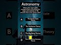What is the most widely accepted theory describing the origin and evolution of the universe from a h