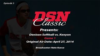 DSN Classic: Denison Softball vs. Kenyon - April 27, 2014