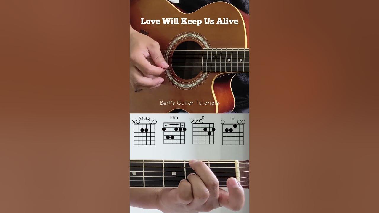 love will keep us alive - fingerpicking