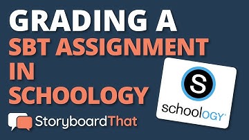 Creating and grading a Storyboard That assignment in Schoology