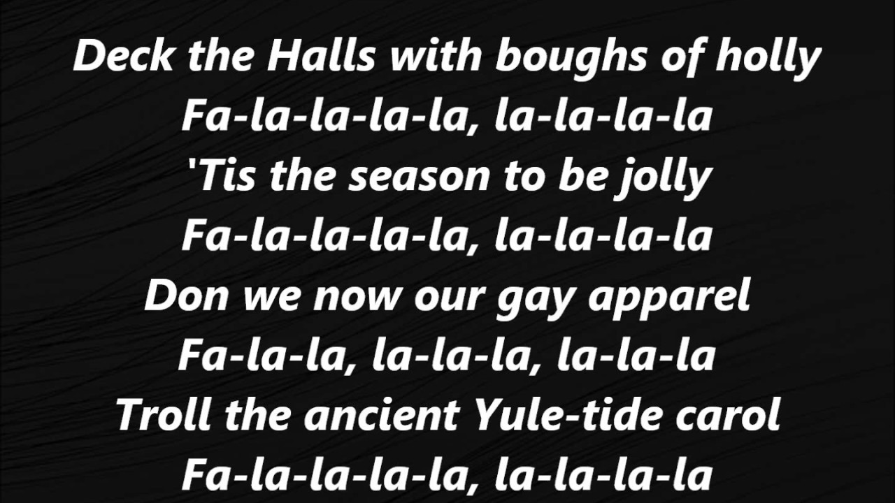 Deck the Halls with boughs Fa la la CHRISTMAS JAZZ Vocal Contemporary