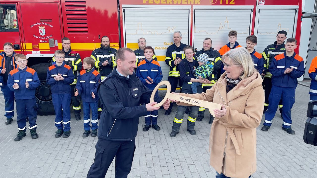 Neues Waldbrandtanklöschfahrzeug Typ Brandenburg für Töplitz