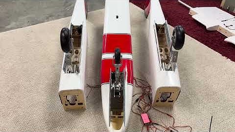 Hangar 9 OV-10 Bronco 20cc gear door test