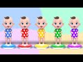 Baby Color Songs Rain Rain Go Away Song música colorida Learn Sing A Song! Infantil Nursery Rhymes