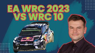 WRC 2023 vs WRC 10 FIA World Rally Championship.