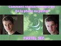 tuto comment réaliser un nez au pastel sec.portrait humain.