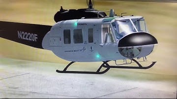 Milviz Huey Redux - Fun flight maneuvers