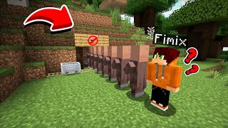 КУДА ВЕДЁТ ЭТА ОЧЕРЕДЬ ЖИТЕЛЕЙ В МАЙНКРАФТ | Fimix Minecraft