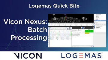 Quick Bite - Vicon Nexus: Batch Process