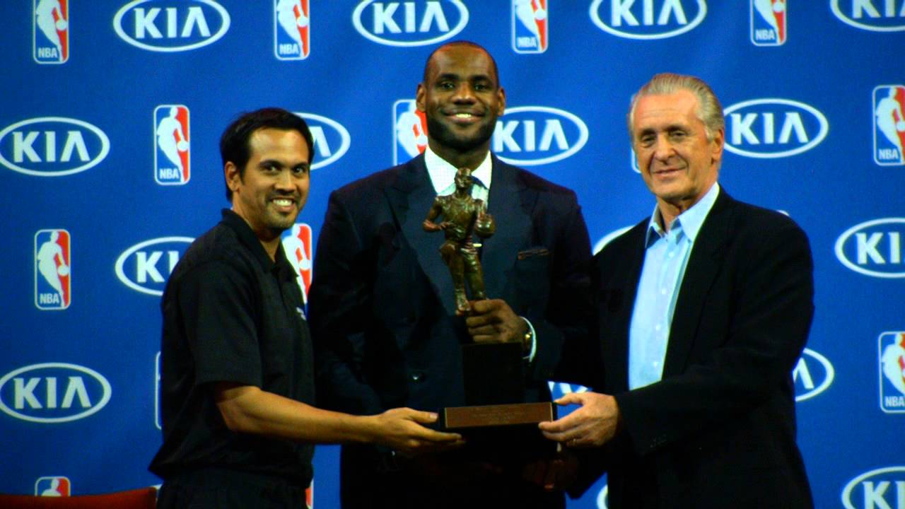 Phantom: LeBron James receives KIA NBA MVP Trophy! 