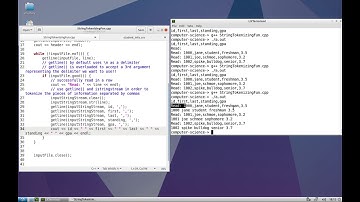 Example of C++ String Streams: String Tokenizing