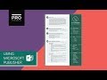 Template Design Tutorial for Resume/CV | Microsoft Publisher | PDF