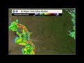 June 6, 2020: Radar imagery of the derecho moving through South Dakota