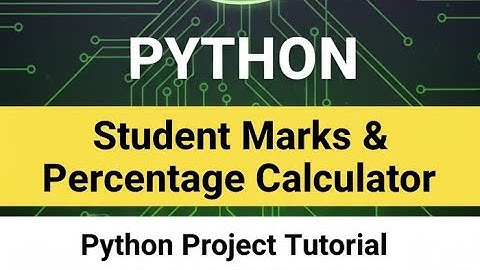 🔥 Python Program to Calculate Student Marks & Percentage | Beginner Friendly! #python #video #viral 