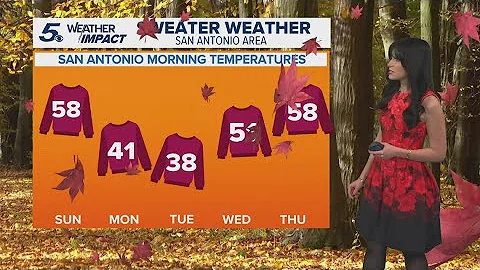 Cold front moves in Saturday night | KENS 5 Weather Impact Forecast