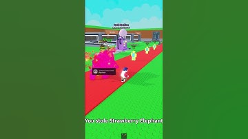 I Stole Strawberry Elephant and Almost Strawberry Elephant In Steal a Brainrot 😍🤑 #roblox #brainrots