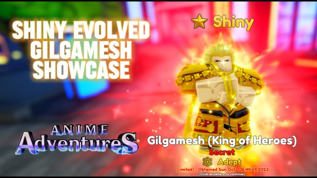 LVL 100 Shiny Gilgamesh (King of Heroes) Showcase