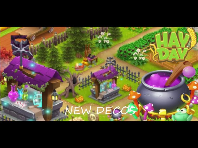 HAY DAY Gameplay - Greg\'s New Halloween Decorations 2020 - YouTube