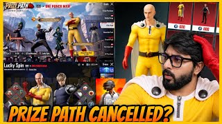 🔥PRIZE PATH CANCEL IN BGMI? ONE PUNCH MAN PRIZE PATH AND LUCKY SPIN screenshot 4