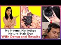 No Heena No Indigo Coconut Shell Charcoal Amla Natural Hair Dye | White Hair to Black Naturally