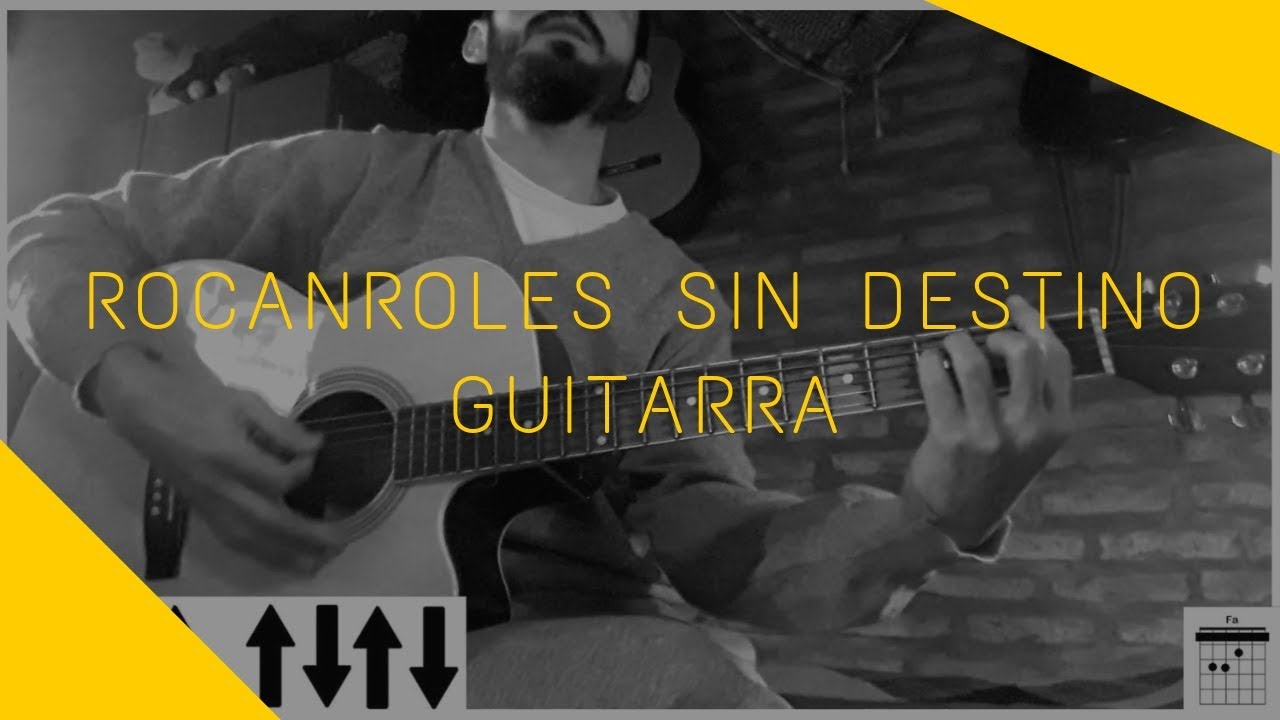 GUITARRA | Rocanroles Sin Destino - Callejeros (Guitarra cover/tutorial) Martin Lopez