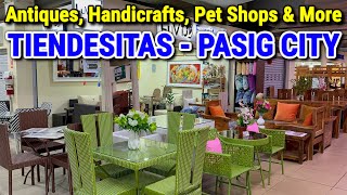 TIENDESITAS - Filipino Shopping Mall in Pasig, Metro Manila | ANTIQUES, PET STORES + DECATHLON TOUR