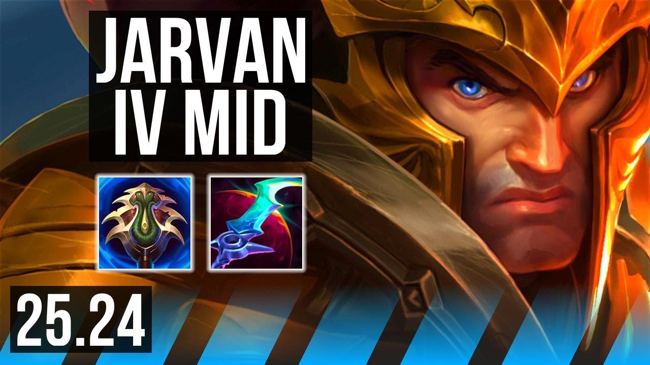 JARVAN IV vs VIKTOR (MID) | Hail Of Blades | KR Diamond | 25.24