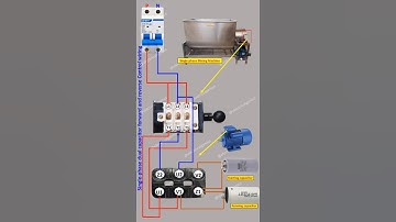How to wire single-phase dual capacitor motor forward-reverse Wiring  diagram @Electricalgenius