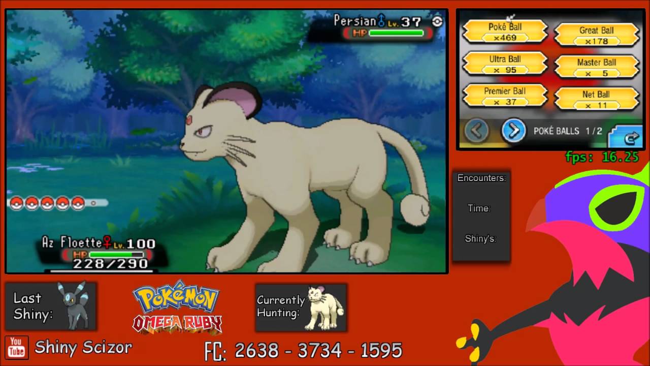 Shiny Persian Shiny Pokemon 56 YouTube