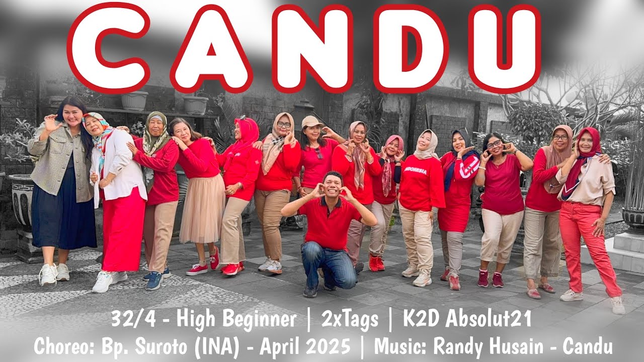 Candu Line Dance | High Beginner | Bp. Suroto (INA) - April 2025 a.k.a @surotoperisaidiri361
