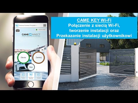 CAME KEY Wi-Fi - konfiguracja