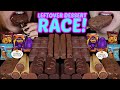 Asmr leftover dessert race mini dove ice cream bars chocolate cones cadbury twirl ferrero 