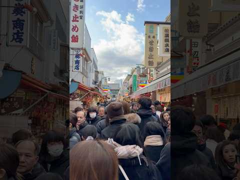 初詣の川崎大師仲見世通り #shorts